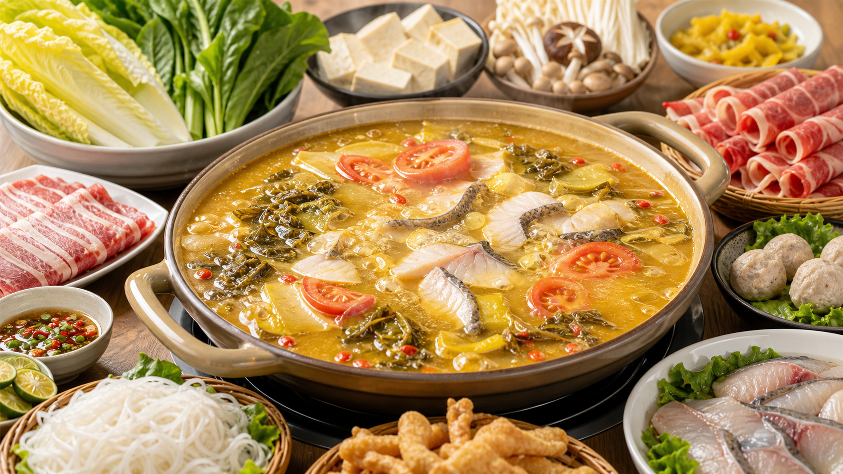 Sour Soup Hot Pot